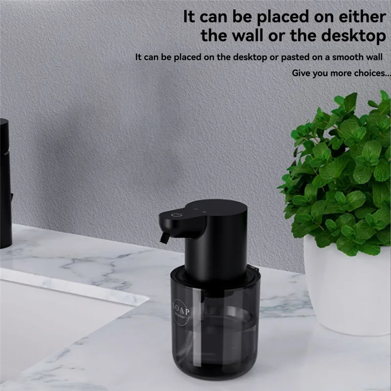 400Ml Touchless Automatic Foam Soap Dispenser Waterproof Wall-Mounted With Smart Hand Washing Technology For Hygiene