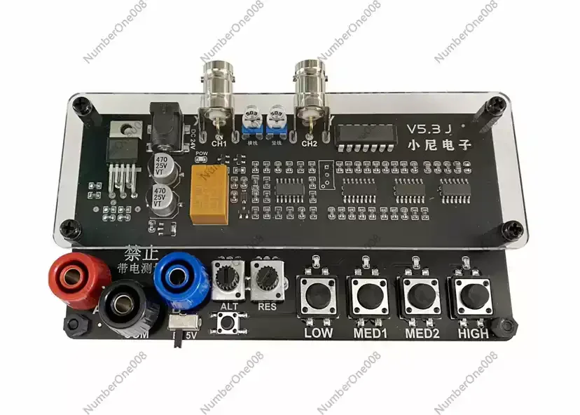 VI Curve Tester Dual Channel Alternating Display Component Analyzer for Electronics Repair Diode Transistor Capacitor Tester