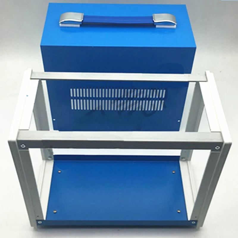 1pcs Metal Project Junction Box Electrical Power Blue Outdoor Waterproof Housing Instrument Case DIY Electronic Box Enclosure