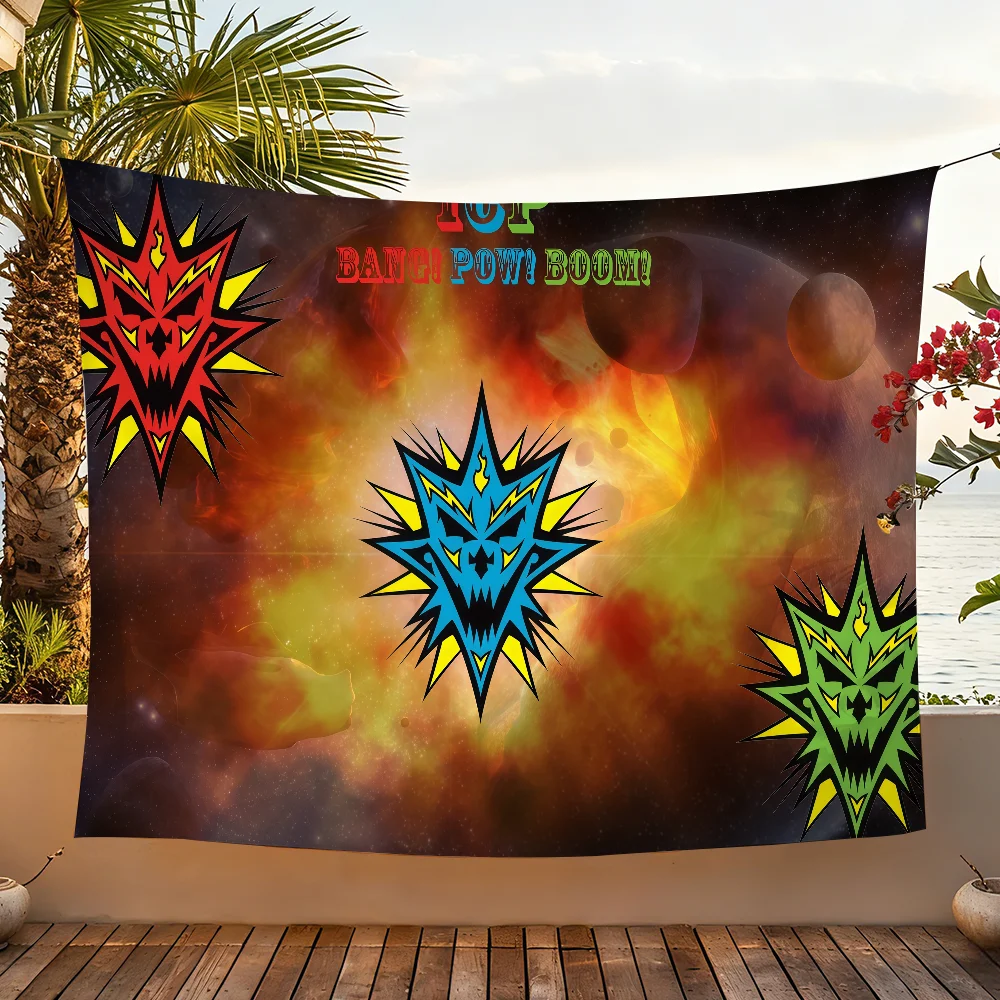 Band Juggalos I-Insane C-Clown P-Posse-S flag For Garden Party Living Room Home Wall Decor Banner Bedroom Outdoor Tapestry