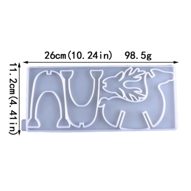 قوالب مصنوعة من السيليكون على شكل الأيائل وإكسسوارات صناعة يدوية لتمثال صنع يدوي