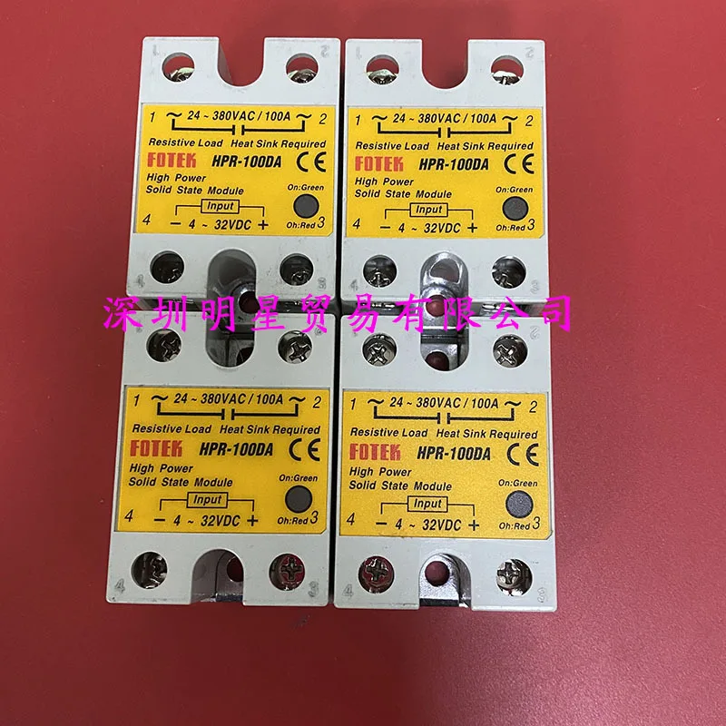 Original And Genuine Taiwan Yangming FOTEK Solid State Relay HPR-100DA Fake One Penalty Ten