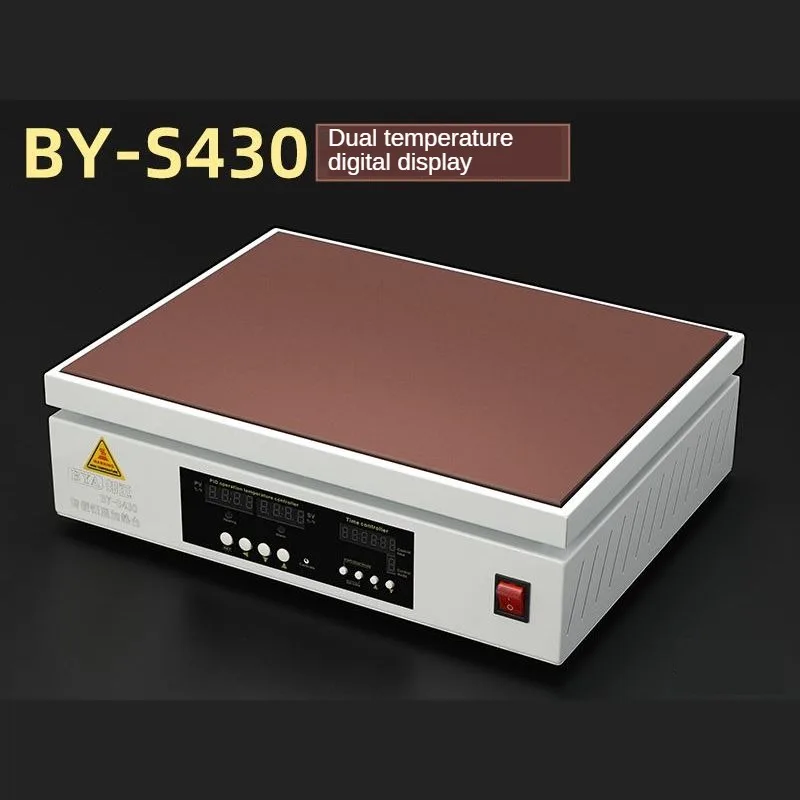 منصة التسخين الرقمية BY-S430 بقدرة 2000 وات - تسخين سريع يصل إلى 400 ℃   لمكونات ثنائي الفينيل متعدد الكلور وSMD