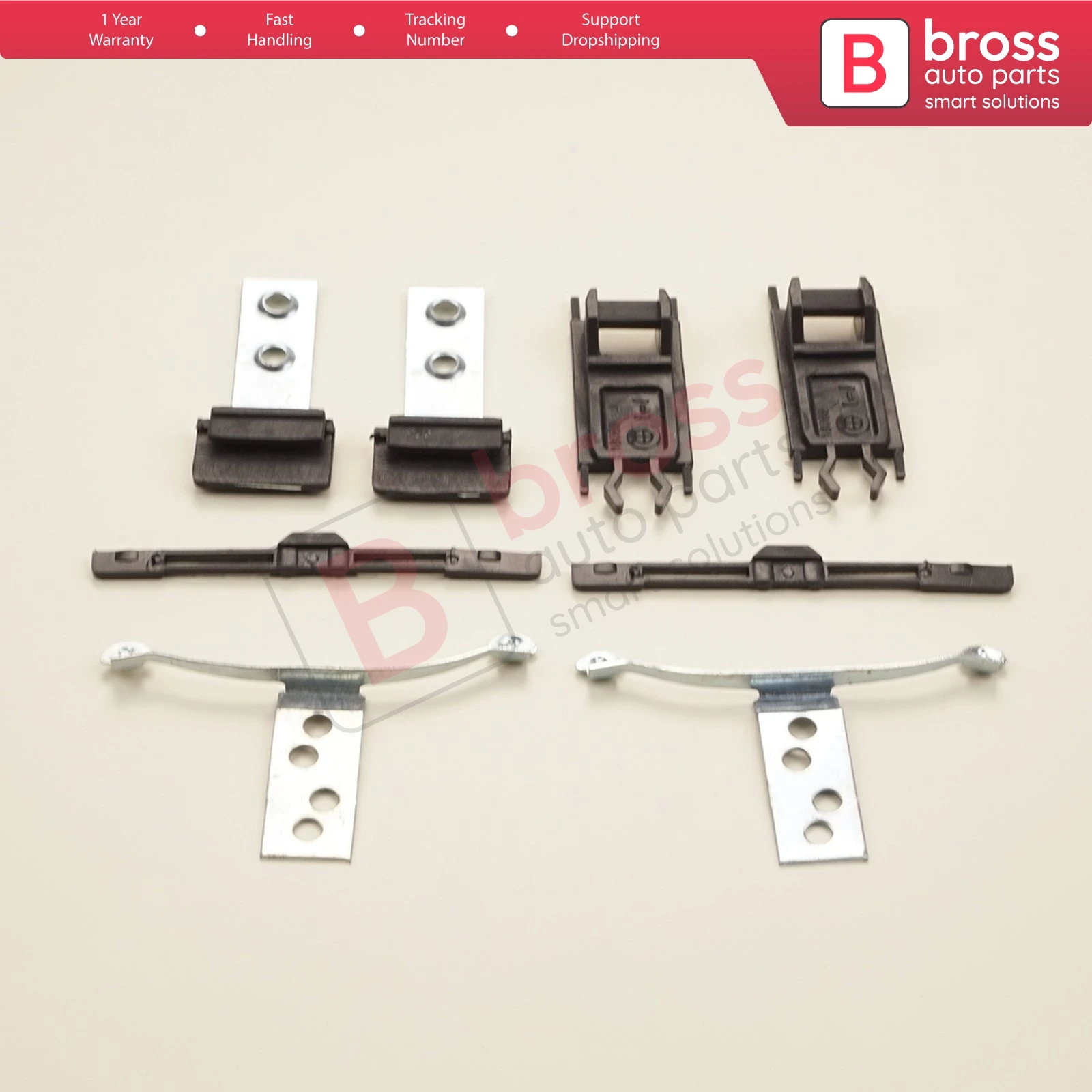 Bross Auto Parts BSR511 8 Parts Sunroof Set Repair for BMW E46: 54138246027 1998-2004 Fast Shipment Ship From Turkey