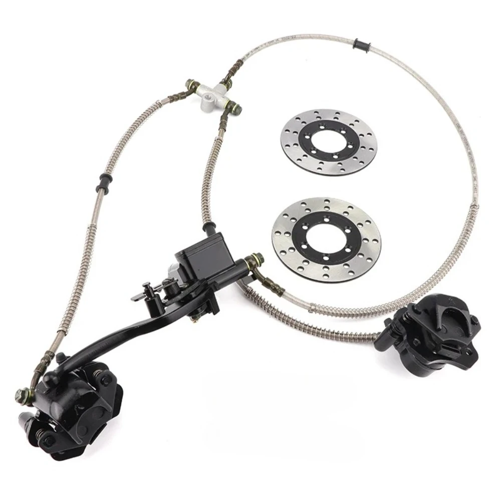 フロントディスクブレーキマスターシリンダー油圧キャリパーアセンブリ中国製110cc-125cc-150cc-200cc-250cc-atvバギークワッドバイク部品用