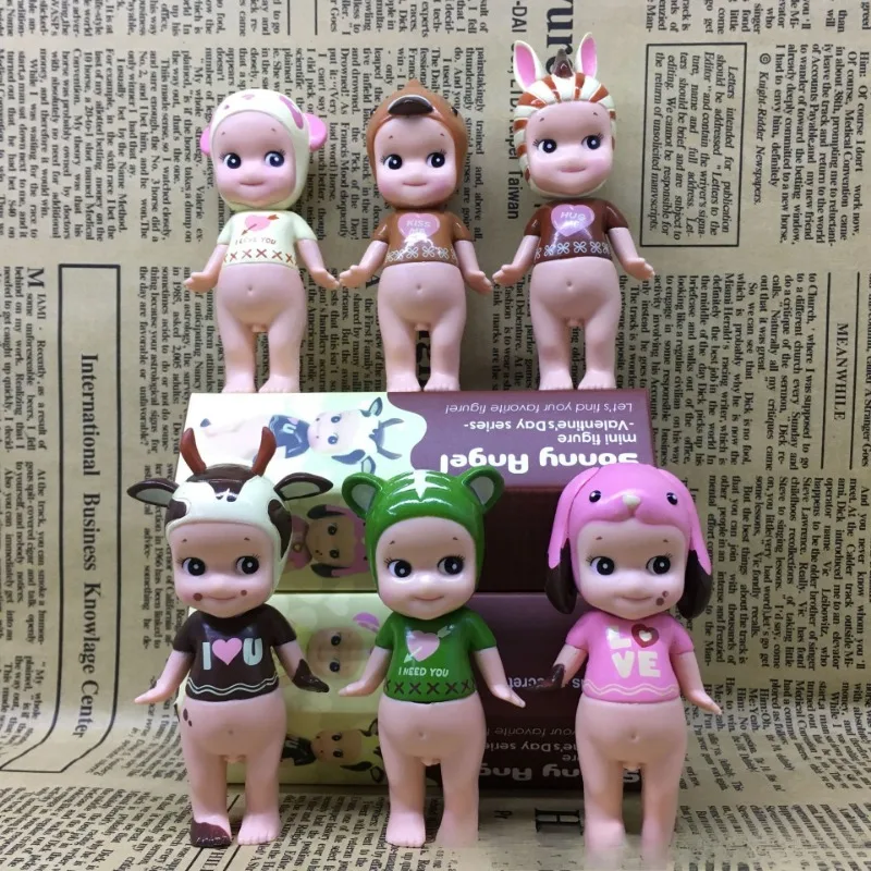 Kawaii Sonny Angels Hippers Blind Box Kids Mini Toys Figures Doll for Pleasure Hentai Japanese Mystery Box Stuff Valentine's Day