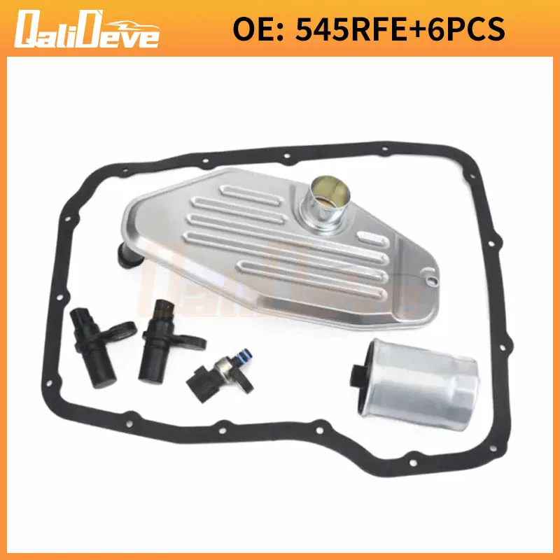 OEM 45RFE 545RFE 68RFE Filtr oleju przekładniowego i uszczelka miski i czujnik prędkości koła ciśnieniowego do Chrysler Dodge Ram Durango