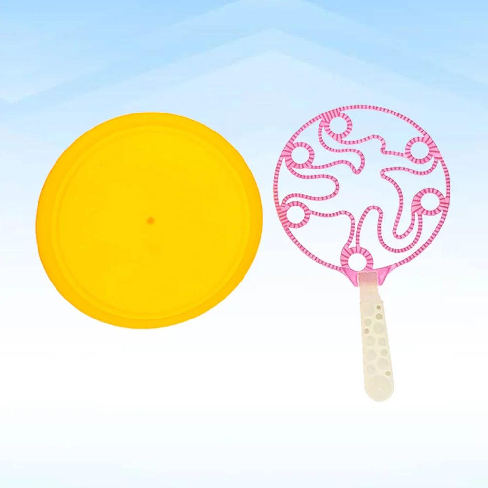 أداة عصا للأطفال مجموعة حلقات عملاقة جامبو في الهواء الطلق في الحديقة بارك ملعب متعة الكرتون الأخطبوط شكل فقاعة صانع #5