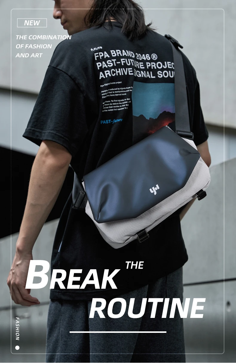 MATE ELAN Stilvolle Männer Umhängetasche Oxford Wasserdichte Umhängetasche Umhängetasche Tragbare Teenager Büchertasche Reise 9,7 zoll iPad Tasche – Detail 2