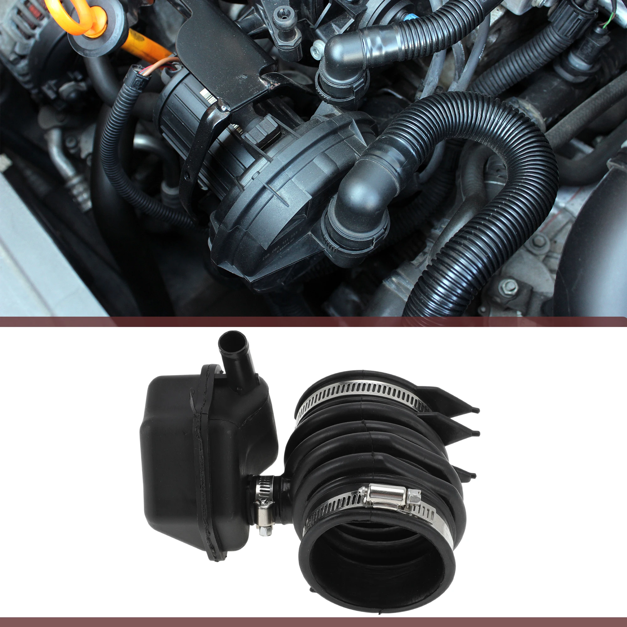 

X шланг воздухозаборника двигателя Autohaux для Nissan Versa 1.6L/1.8L L4 2012 No 165761HK0A 1 шт.