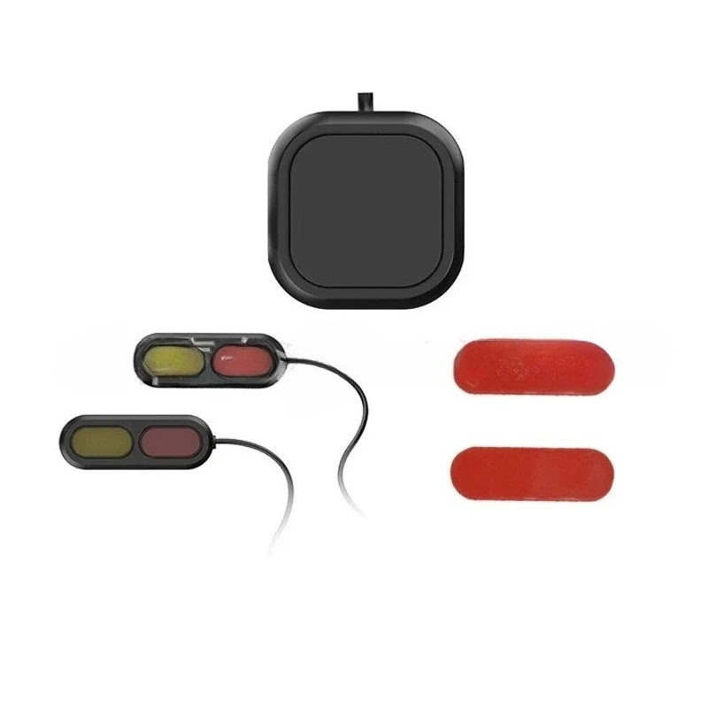 Motorcycle blind spot monitoring blind spot early warning system lane change and line reminder