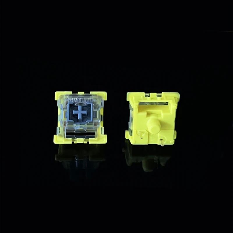 Outemu Silent Switch Mute Switches 3 Pin Peach Lemon Sliver Panda Crystal Dustproof Switch For Mechanical Keyboard