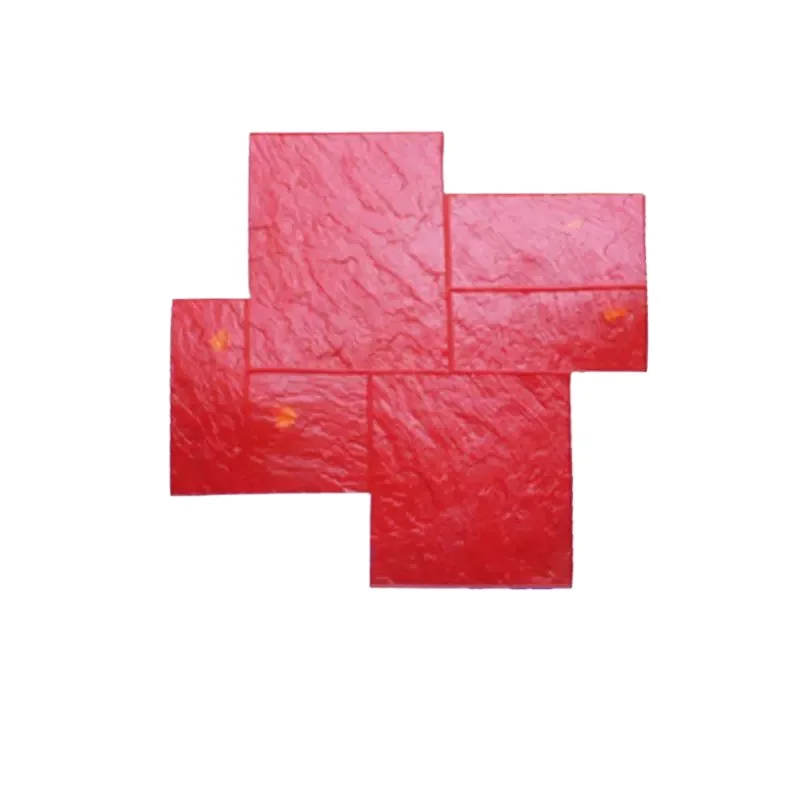 Stamping Material PU Concrete Art Color DIY Printed Floor Can Be Used as Cement Mold MYFS Embossed Floor Mold
