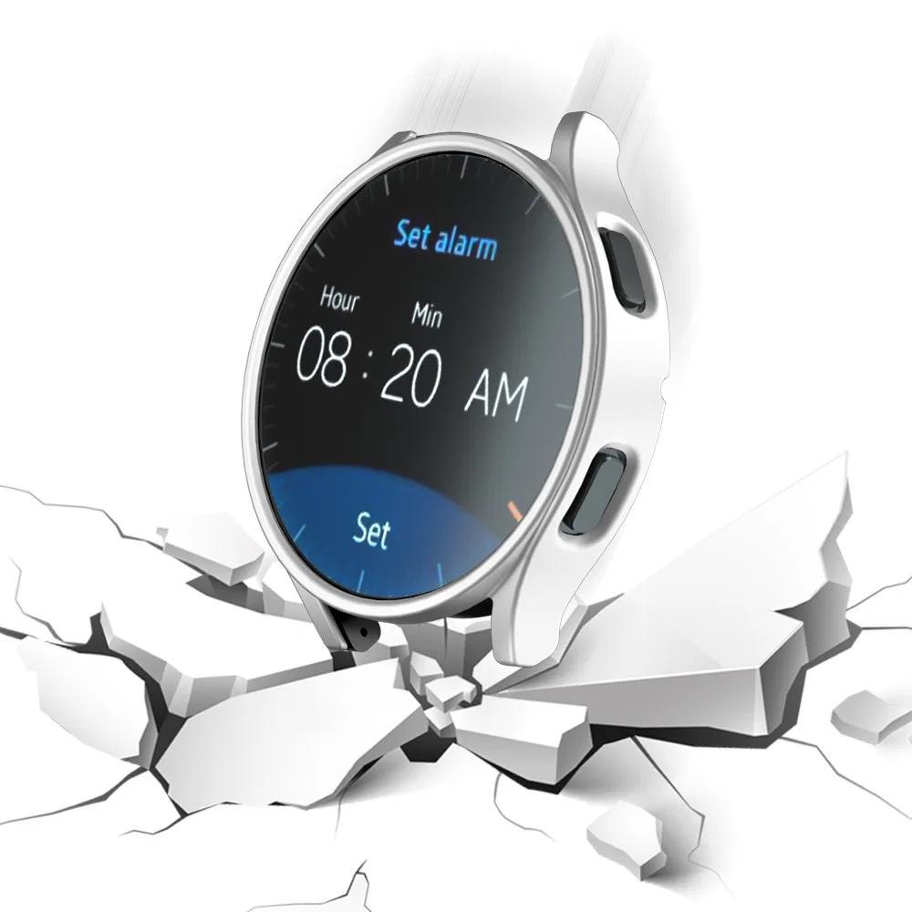 Uhren abdeckung für Samsung Galaxy Uhr 6 5 4 40mm 44mm 42mm 46mm 45mm PC mattes Gehäuse Schutzs toß stange Shell Watch 5/5Pro/6Classic
