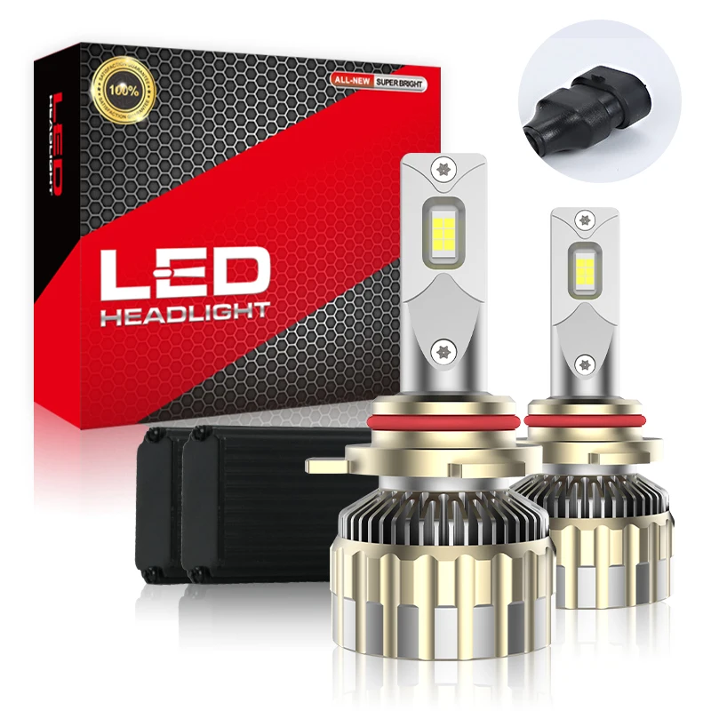 

Auto Car Accessories LED Light 9012 Luces Led Para Autos High Power 65w 11000lm Led Headlight Bulb for Car