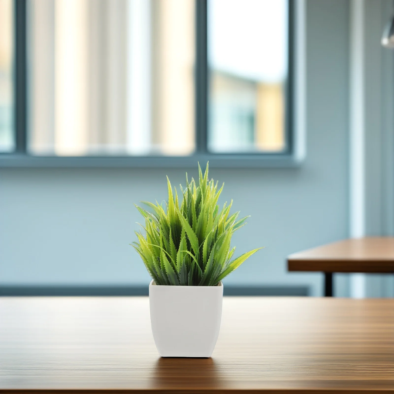 

2pcs Artificial Aloe Leaf Plants Simulated Indoor Decor Desk Bonsai Shelves Small Faux Green Home Plants Long Lasting