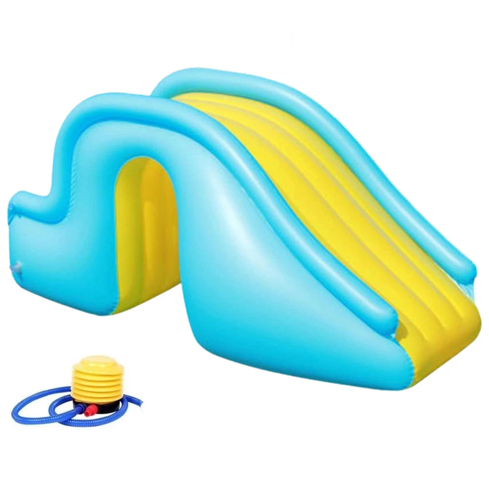 Inflatable Slide Inflatable Water Slide Swimming Pool Slide  Swimming Pool Supplies Kids Water Play  for Outdoor Indoor