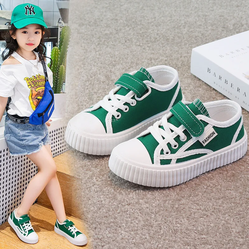 Kawaii kid sneakers girl autumn canvas sport shoes non-slip children's boy sneakers school kids trainers