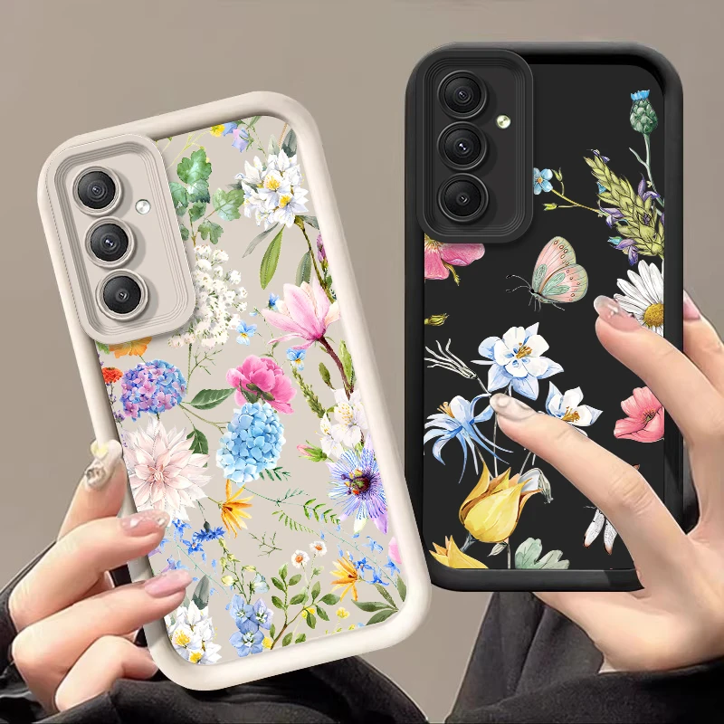 

Fresh flowers For Samsung A15 54 55 51 50 53 A52S Galaxy A24 4G A71 70 73 A31 32 22 25 12 14 06 34 Soft Silicone Phone Case