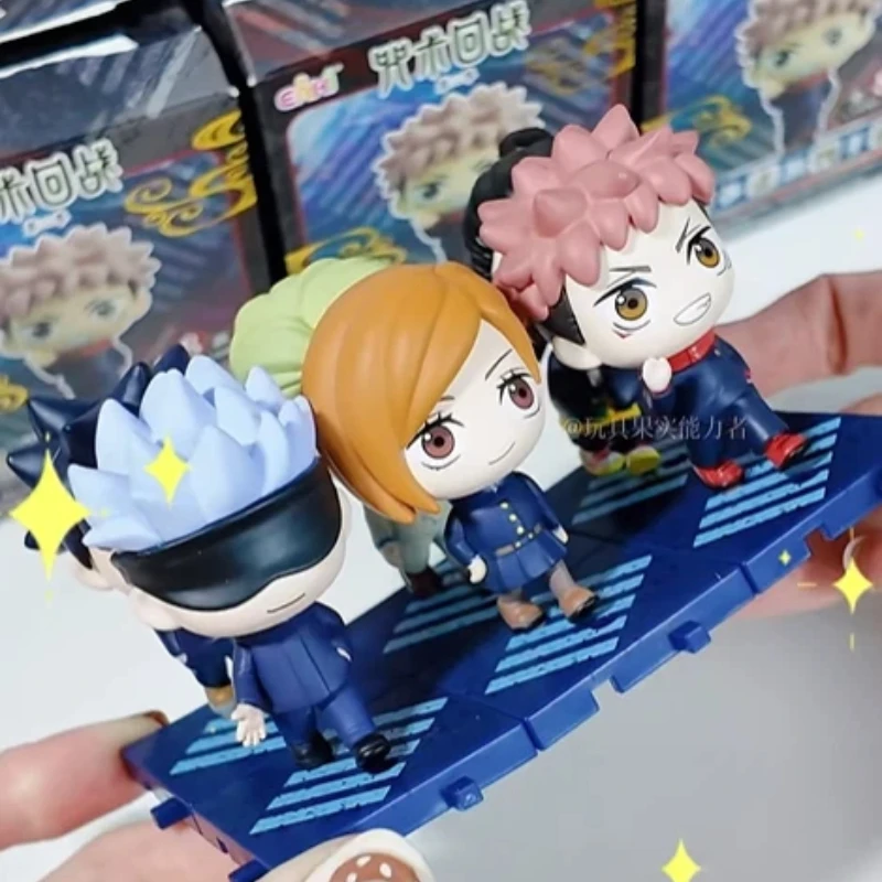

В наличии оригинальная серия Eaki Jujutsu Kaisen V2 Stride Walk слепая коробка Satoru Gojo аниме фигурка кукла украшение рабочего стола игрушка подарки