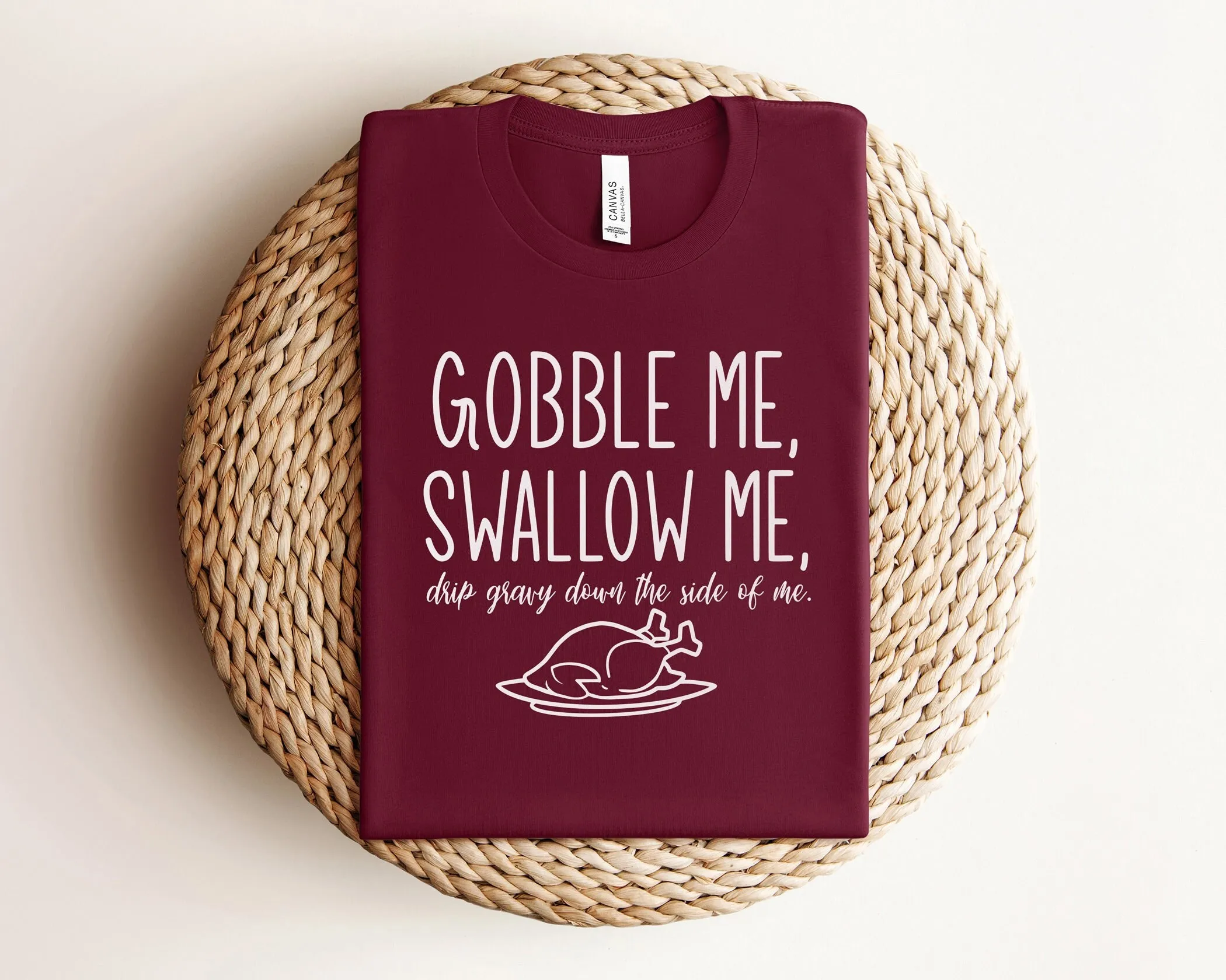 Thanksgiving T Shirt Family Gobble Me Swallow Matching Funny Turkey