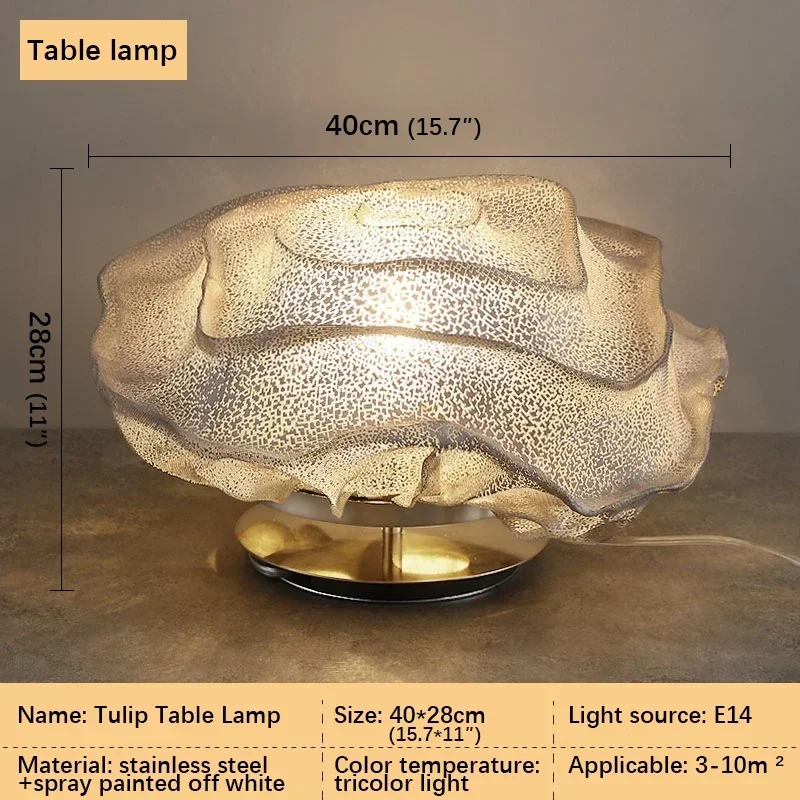 ELARA 北欧テーブルランプファッショナブルなモダンなリビングルームの寝室クリエイティブチューリップの花 LED 装飾デスクライト