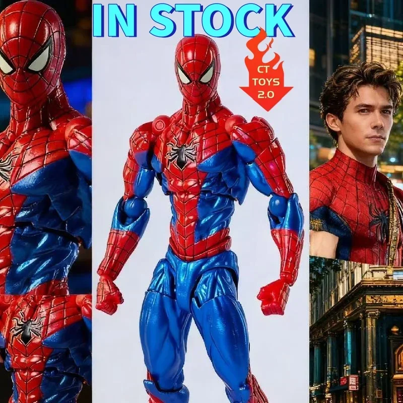Neue Anime Spider-man Ver.2.0 Figur Super Hero Revoltech Erstaunliche Yamaguchi Spiderman Action-figuren Modell Spielzeug Kreatives Geschenk