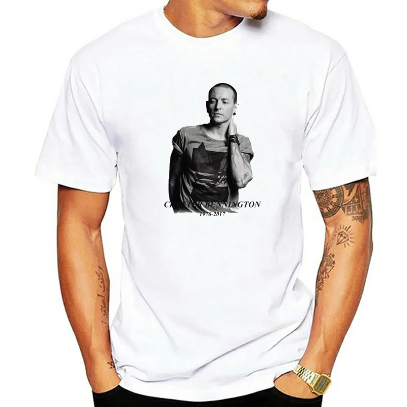 Chester Bennington 1976-2017 Great Rocker  - T-Shirt Plus Size Clothing Tee Shirt