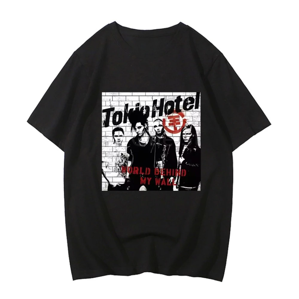 2026 Vintage Tokio Hotel Rock Band Graphic Tee Men Women Group Photo Print Unisex Casual Short Sleeve Summer Streetwear Tops