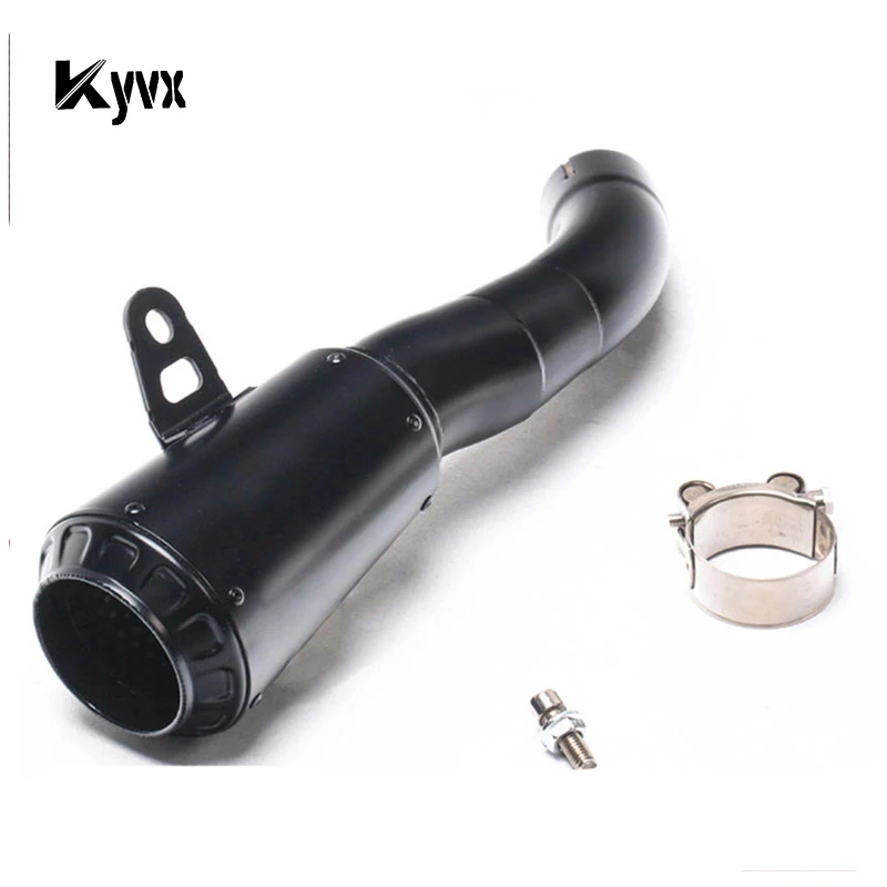 

Motorcycle Exhaust Muffler Slip On Exhaust For YAMAHA YZF-R3 YZF-R25 R3 R25 MT03 MT-03 MT03 2015 2016 2017 2018 with laser