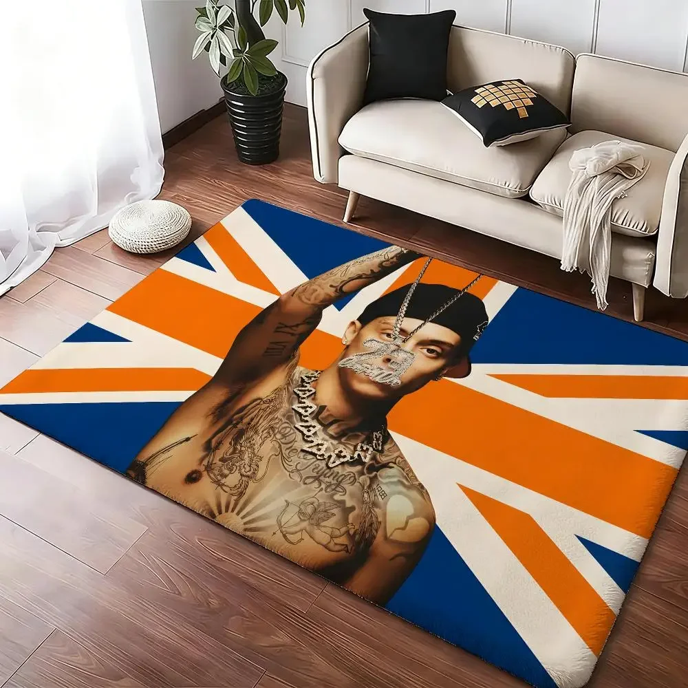 Rapper C-Central-Cee all roads lead home Floor Mat Soft Thickened Non-Slip Bedroom Living Room Door Mat Home Decor Flannel Rugs