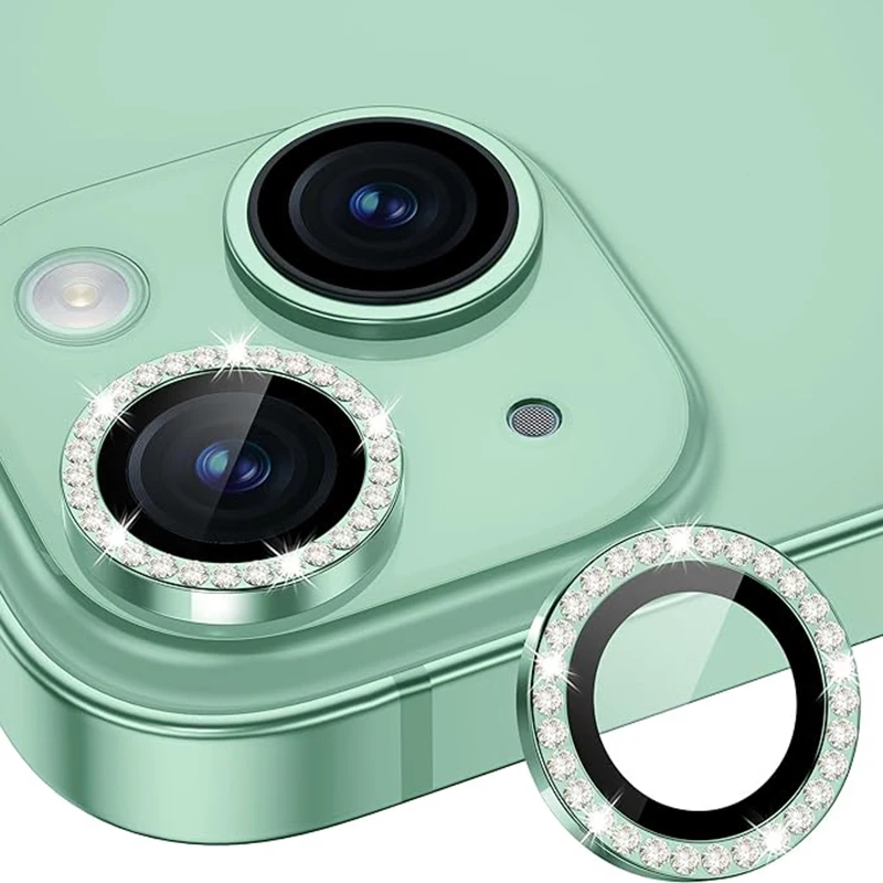 3 قطعة الماس عدسة الكاميرا حامي آيفون 15 16 برو ماكس المعادن واقية الزجاج آيفون 11 12 13 14 برو ماكس عدسة الزجاج #6