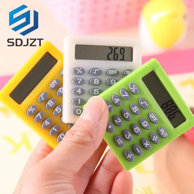 Pocket Boutique Stationery Small Square Calculator Personalized Mini Candy Color School & Office Electronics Creative Calculator