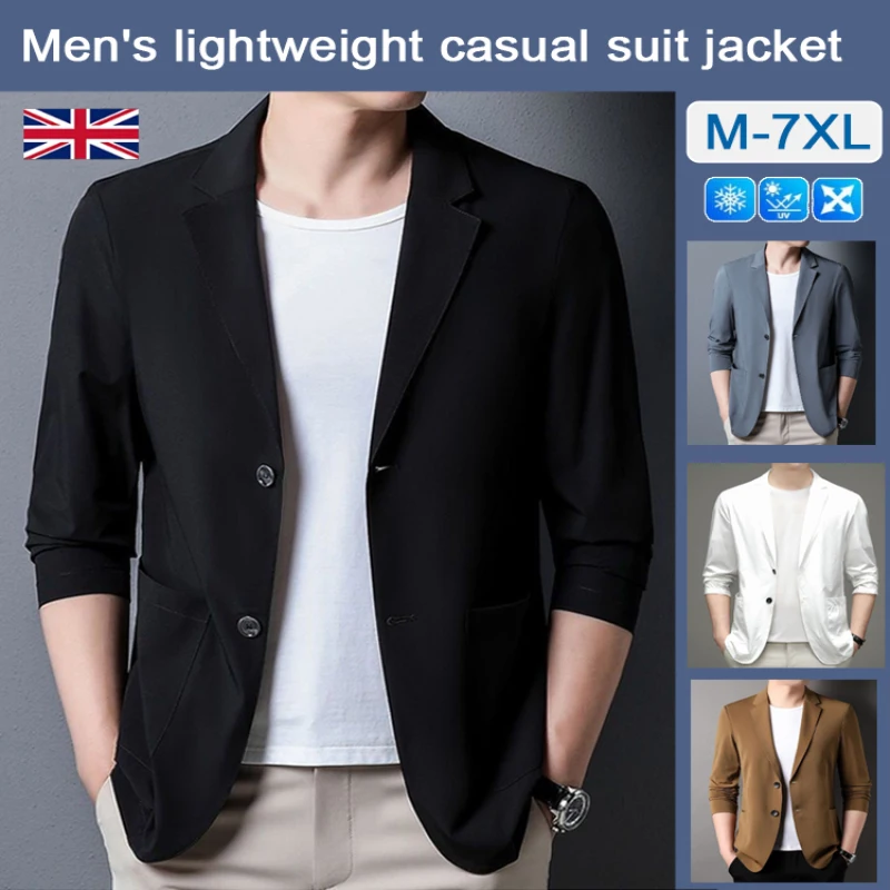 Men\'s Casual Blazers Any Occasion Style Fashionable Lightweight Men\'s Business Suit JackeT