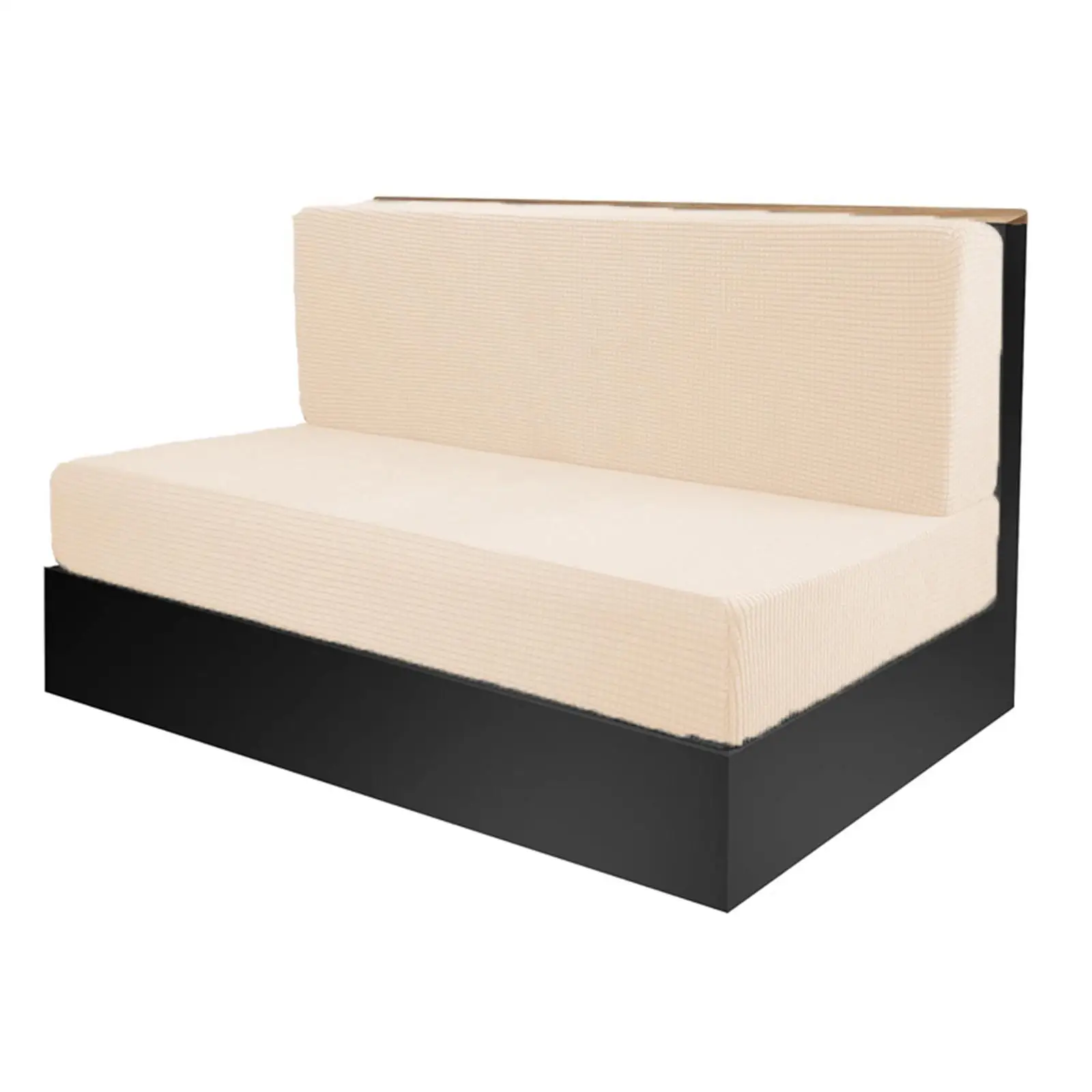 Stretch Backrest and Seat Cushion Covers Polyester Bench Protector for Furniture Accessories RV