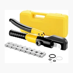 YQK-70 Hydraulic Pliers Crimping Tool Set 6 Tons With 4/6/8/10/16/25/35/50/70mm² Hexagonal Crimping Mold