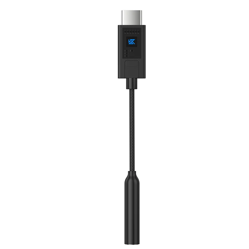 

Портативный ЦАП-усилитель KZ AM02 с USB-C на 3,5 мм аудиоадаптером и профессиональной 4-ступенчатой настройкой эквалайзера