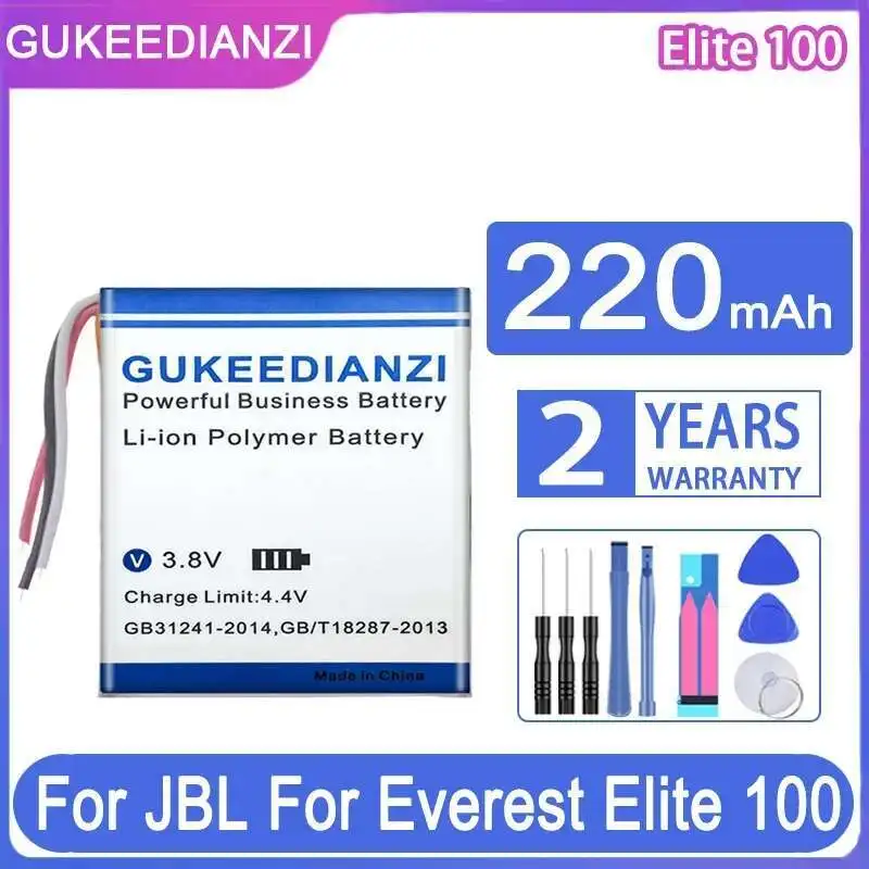 

Long Lasting 220Mah For Jbl Everest Elite 100 Elite100 Wireless Headphones Battery