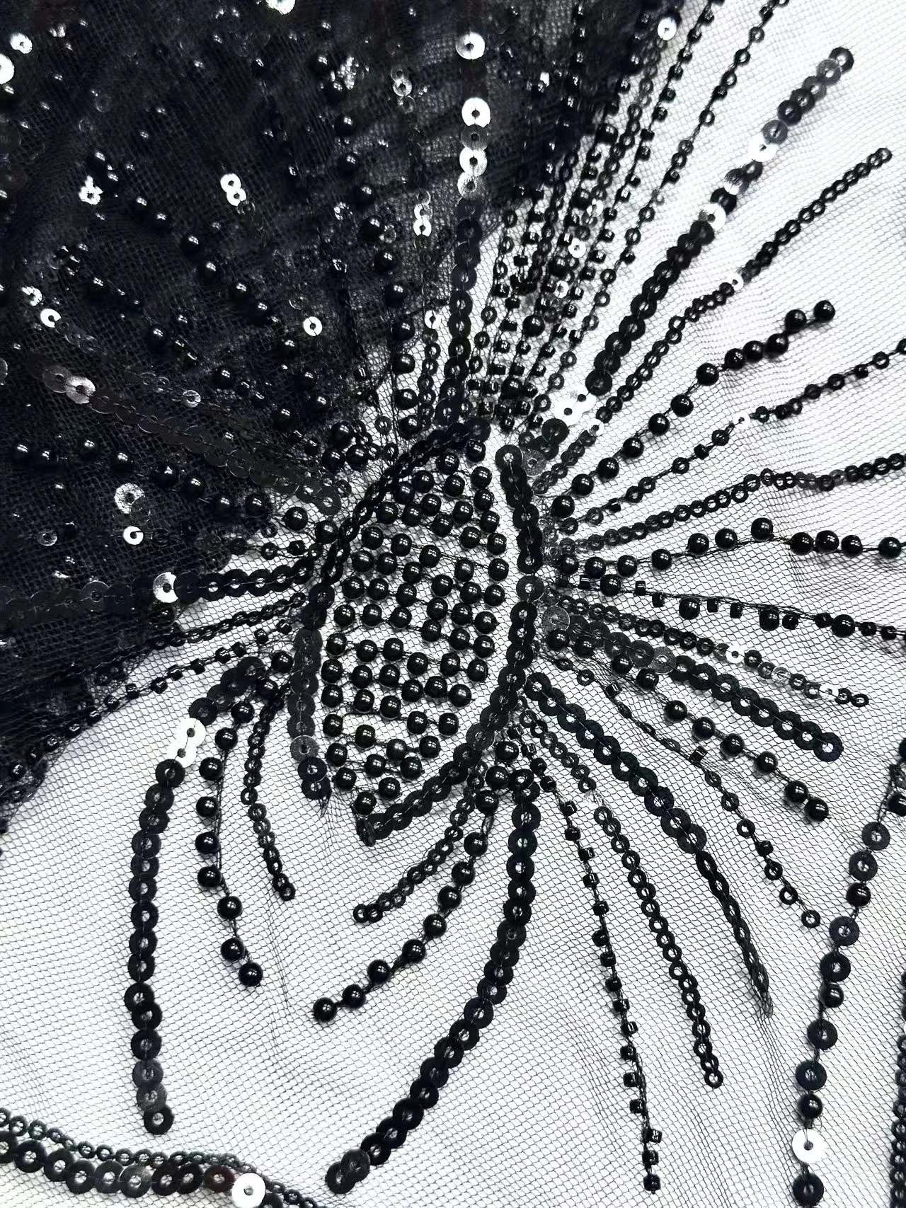 Afrykańska koronka, srebrna, najnowsze nigeryjskie koronki, wysokiej jakości tkanina z cekinami, siatka koronkowa, francuska koronka z cekinami CC1676