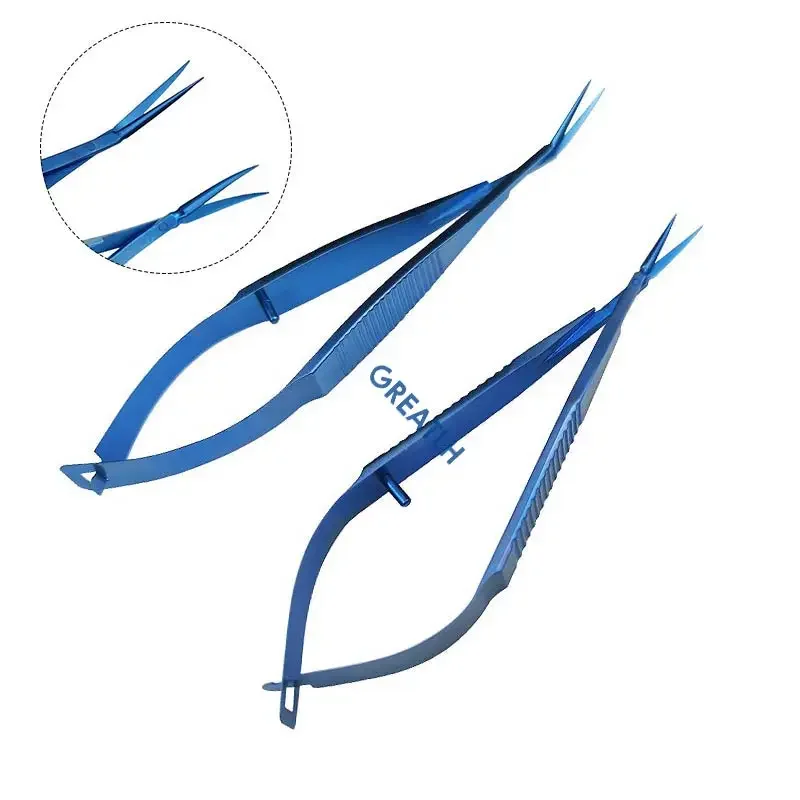 Scissor Ophthalmic Vannas Capsulotomy Scissors Animal Experiment Vascular Scissors Veterinary Ophthalmic Instruments