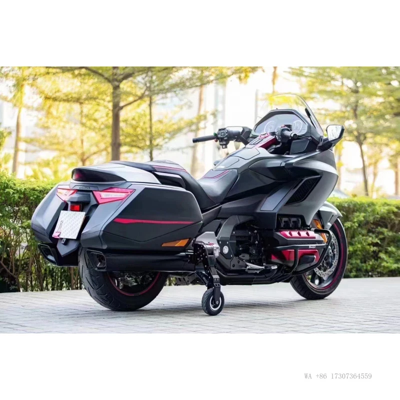 LandinGear Stainless Steel Motorcycle Landing Gear Auxiliary Bikes Parking Bracket Frame Landing Wheels for R18 K1600