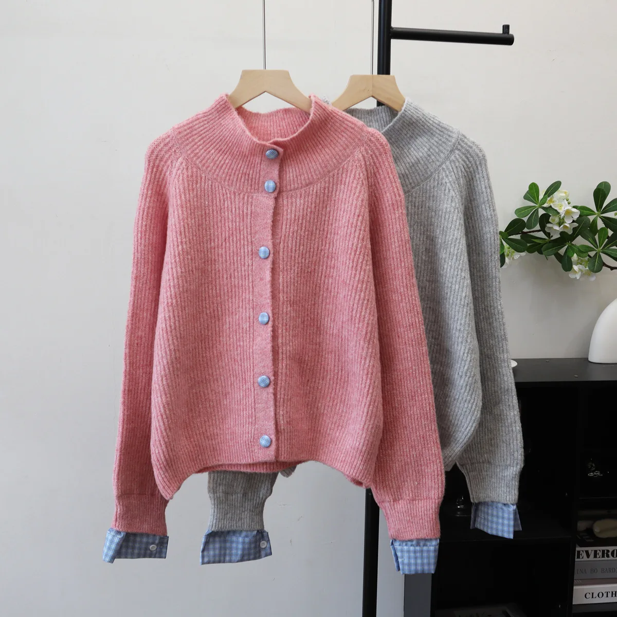 

Cardigan Women Sweaters Coats Casual Loose Jackets Full Sleeve Jumpers Y2k Streetwear Elegant Knit Open Stith Autumn Winter