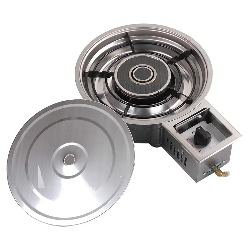 Chaudière à gaz encastrée à infrarouge, poêle unique, économie d'énergie, marmite à gaz liquéfié