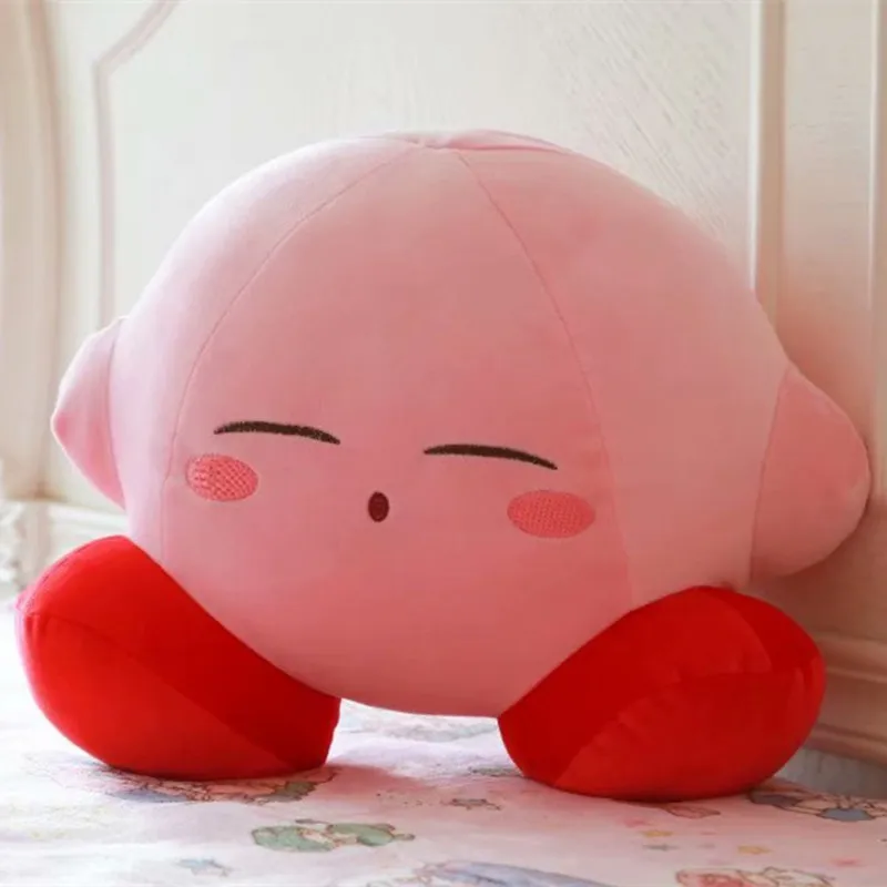 Kirby Pillow Cartoon Cute Plush Doll Stuffed Animal Peripheral Children\'s Birthday Gift Home Stuffed Animal Plushies Toy