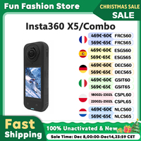 Insta360 X5/Combo Action Camera 2025 New 8K 30fps Replaceable Lenses Triple AI Chip Superior Low Light 185 Mins Run Life New