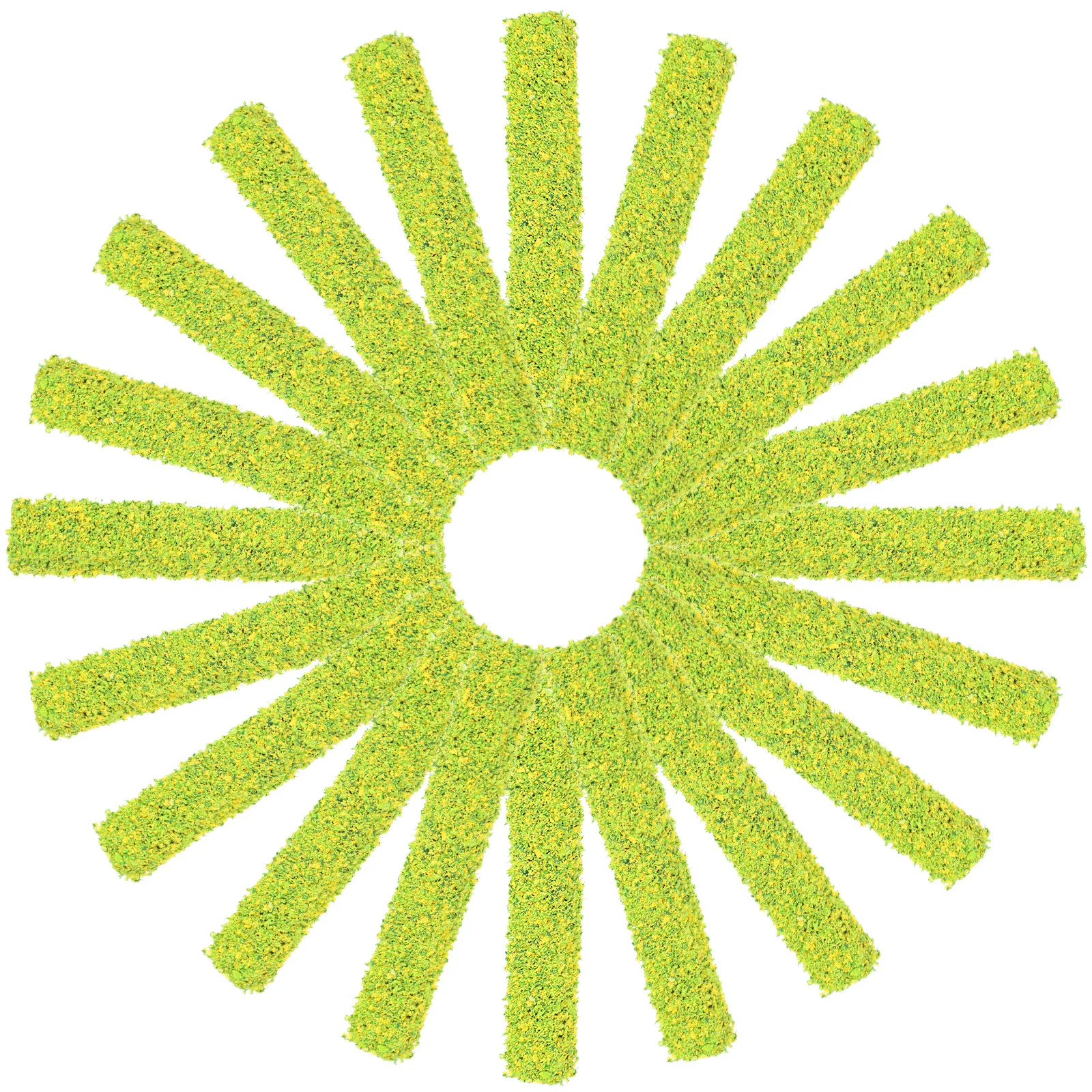 

20 Pcs Simulated Flower Decoration Miniature Scenery Model Grass DIY Cluster Faux Flowers Artificial Shrub Sponge