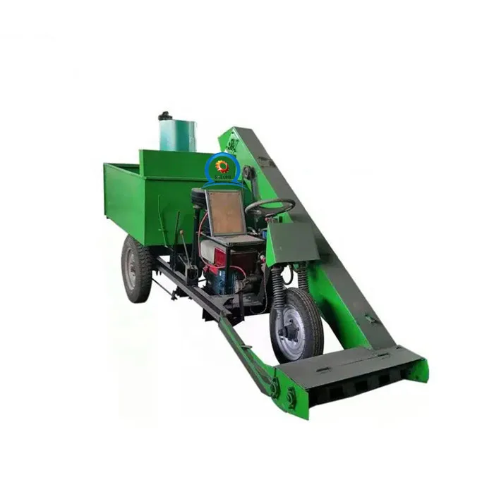 hot sale hydraulic manure cleaning truck four-wheel self-propelled collection shovel animal husbandry manure removal truck