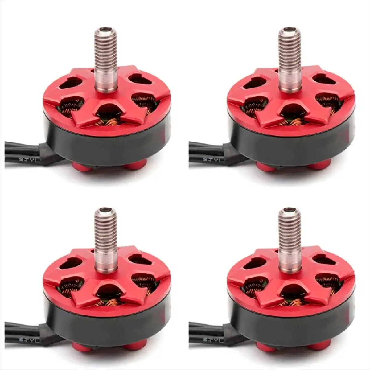 ☶❈＊♥AC285-4pcs for Samguk Series Shu 2306 2800KV 3-4S Brushless Motor for RC FPV Drone Models Multicopter