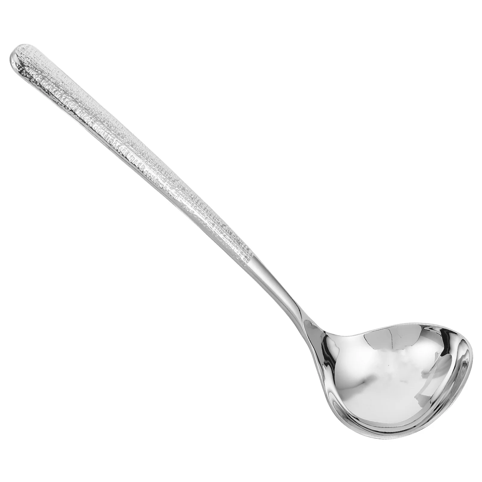 

Hammered Stainless Steel Soup Spoon Deep Design for Serving Soups Sauces Gravies Kitchenware Asian Soup Spoons Restaurant