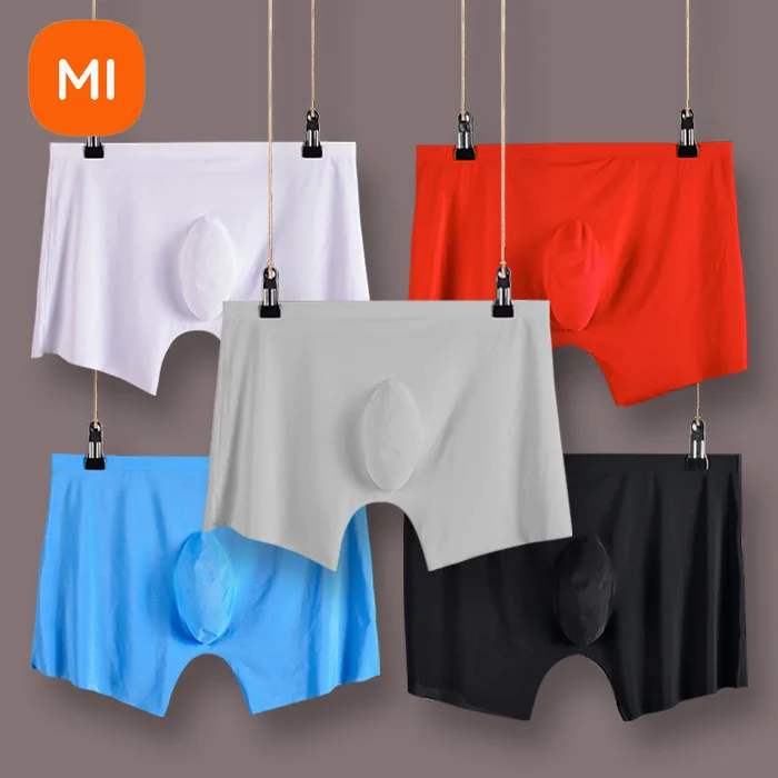 New Xiaomi Mijia Men Panties Mens Ice Silk Seamless Underwear Ultra-thin Breathable Boxer Shorts For Male Underpants Boxershorts